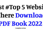 Best #Top 5 Website Where Download PDF Book 2022